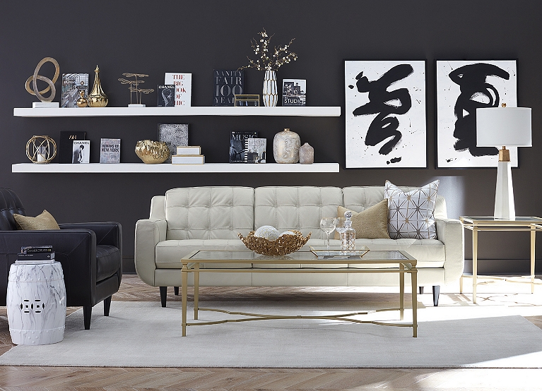 Metropolis Sofa Rooms To Go Baci Living Room